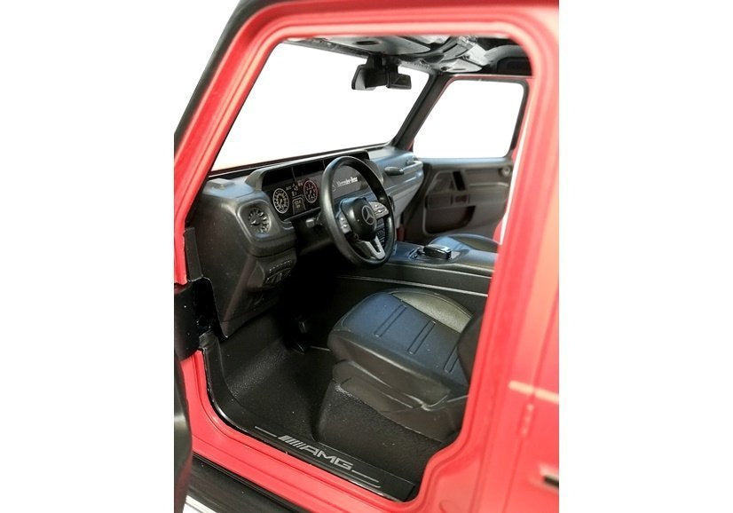Nuotoliniu būdu valdomas „Mercedes G63“ Rastar R/C visureigis, raudonas