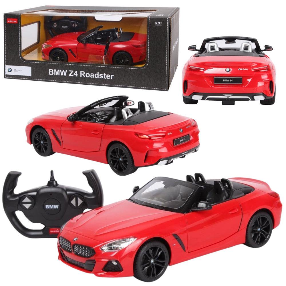 Nuotoliniu būdu valdomas BMW Z4 Roadster R/C automobilis Rastar 1:14, raudonas