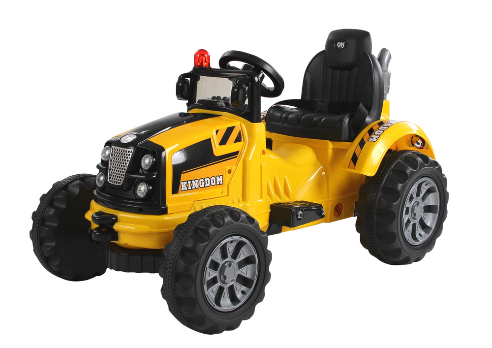Baterijomis valdomas automobilis JS328D, geltonas