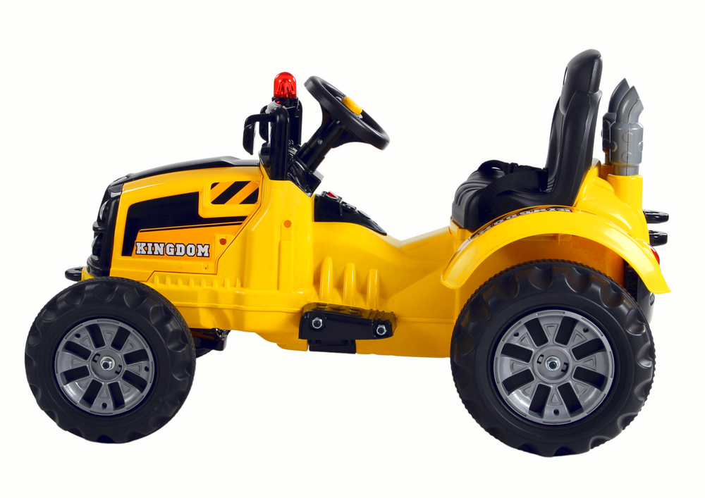 Baterijomis valdomas automobilis JS328D, geltonas
