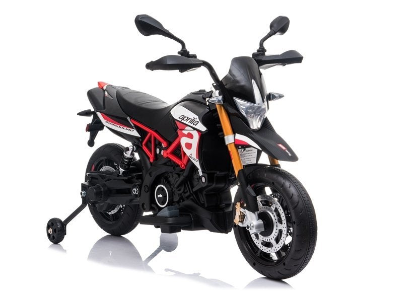 Elektrinis motociklas „Aprilia A007“ juodas su raudona