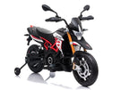 Elektrinis motociklas „Aprilia A007“ juodas su raudona