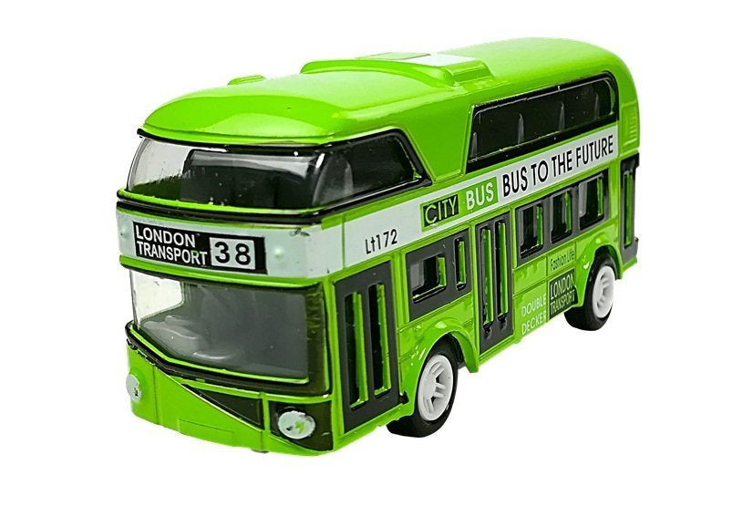 Stumdomų automobilių / autobusų rinkinys 4 spalvos