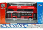 Stumdomų automobilių / autobusų rinkinys 4 spalvos