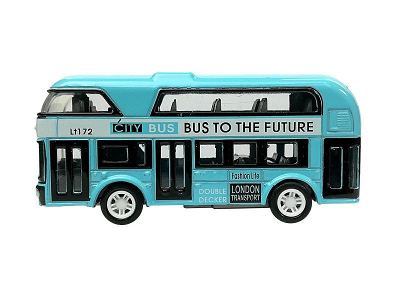 Stumdomų automobilių / autobusų rinkinys 4 spalvos