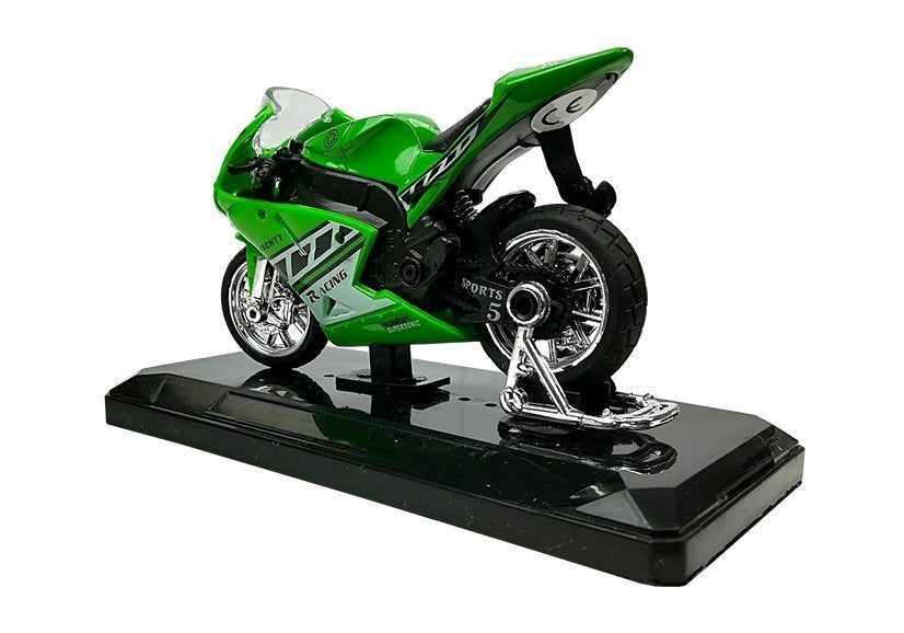 Sportinis motociklas su garsais 1:18 (4 spalvos)