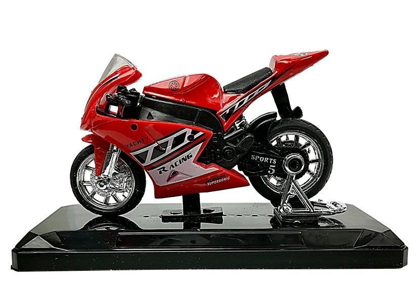 Sportinis motociklas su garsais 1:18 (4 spalvos)