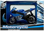 Sportinis motociklas su garsais 1:18 (4 spalvos)