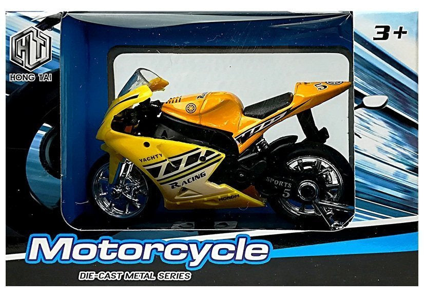 Sportinis motociklas su garsais 1:18 (4 spalvos)