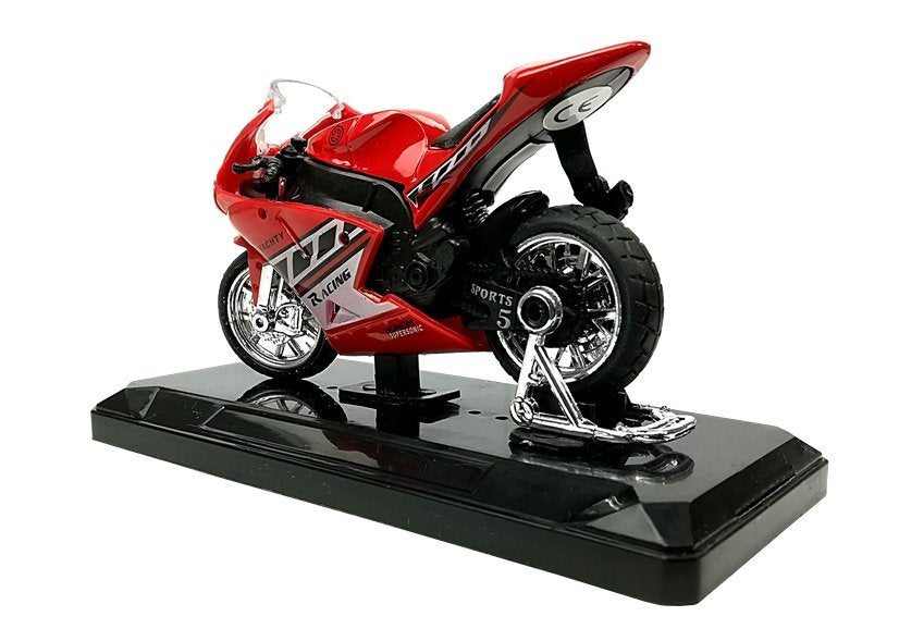 Sportinis motociklas su garsais 1:18 (4 spalvos)