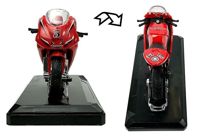 Sportinis motociklas su garsais 1:18 (4 spalvos)
