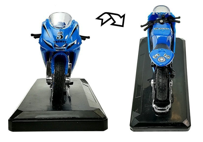 Sportinis motociklas su garsais 1:18 (4 spalvos)