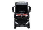 Elektrinis vaikiškas automobilis „Mercedes Actros“ juodas, dažytas MP4