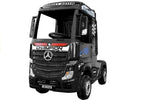 Elektrinis vaikiškas automobilis „Mercedes Actros“ juodas, dažytas MP4