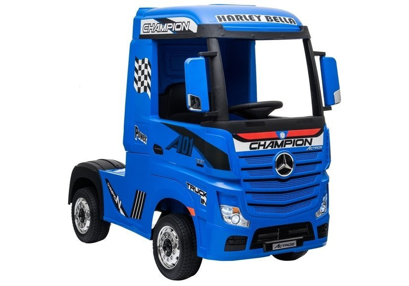 Elektromobilis Mercedes Actros mėlynas MP4