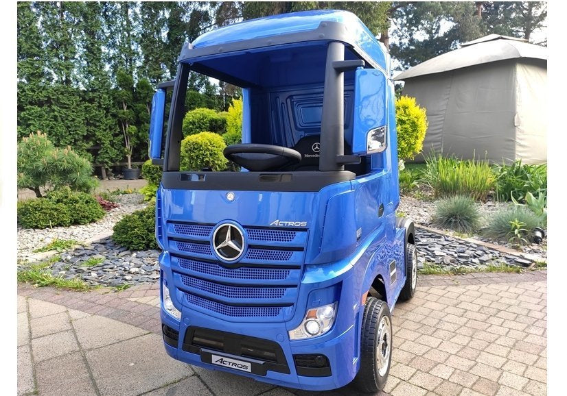 Elektromobilis Mercedes Actros mėlynas MP4