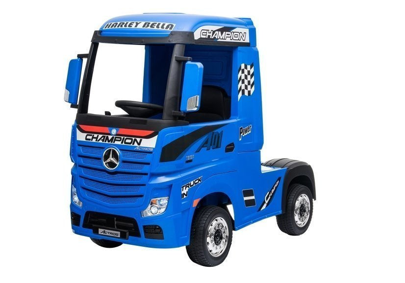 Elektromobilis Mercedes Actros mėlynas MP4