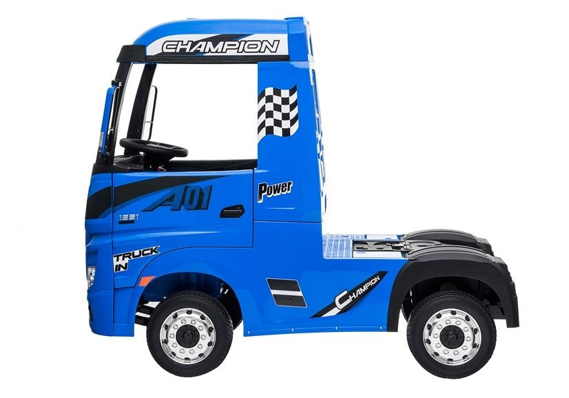 Elektromobilis Mercedes Actros mėlynas MP4