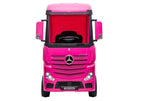 Elektromobilis Mercedes Actros rožinis 4x4