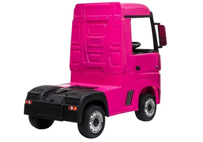 Elektromobilis Mercedes Actros rožinis 4x4