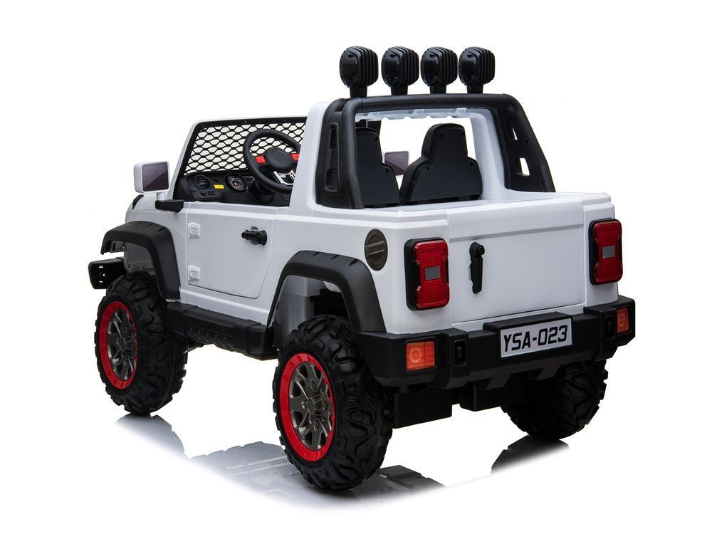 Elektrinis vaikiškas automobilis YSA023 baltas 24V