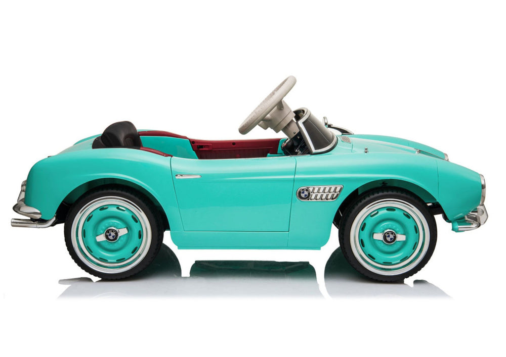 Elektrinis vaikiškas automobilis „BMW Retro SX1938“ šviesiai mėlynas