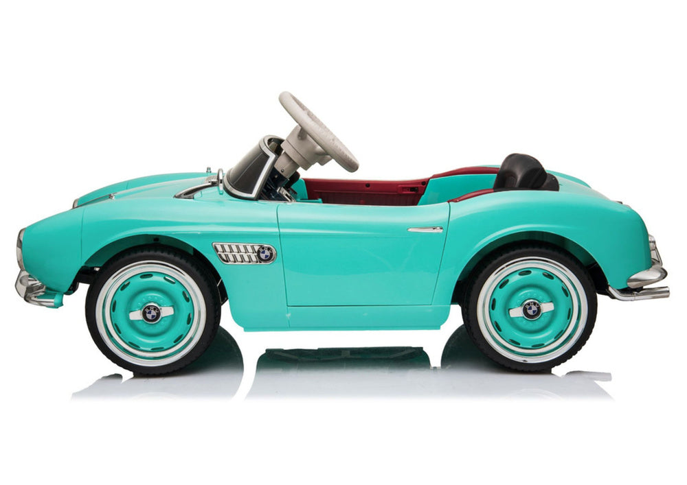 Elektrinis vaikiškas automobilis „BMW Retro SX1938“ šviesiai mėlynas