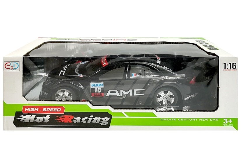 Nuotoliniu būdu valdomas sportinis automobilis R/C 1:16 juodas