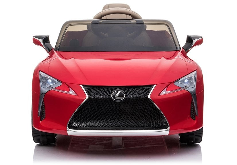 Elektrinis vaikiškas automobilis „Lexus JE1618“ raudonas, dažytas