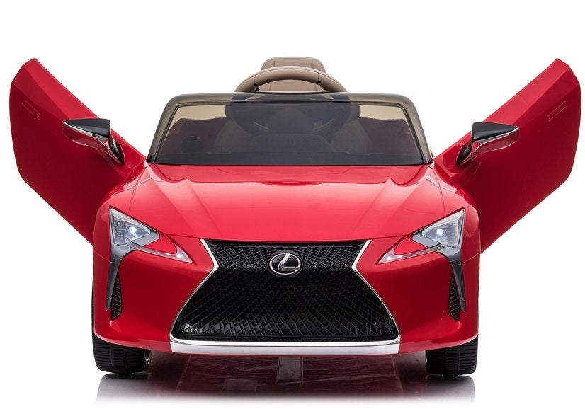 Elektrinis vaikiškas automobilis „Lexus JE1618“ raudonas, dažytas