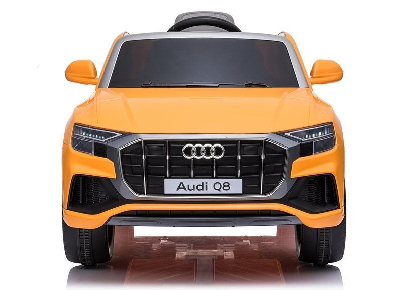 Elektrinis vaikiškas automobilis „Audi Q8“ JJ2066 geltonas, dažytas