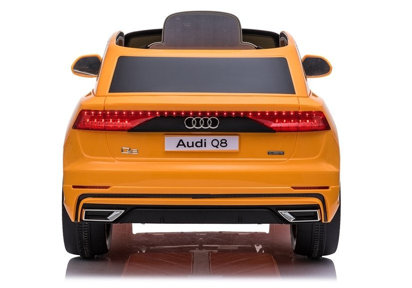 Elektrinis vaikiškas automobilis „Audi Q8“ JJ2066 geltonas, dažytas