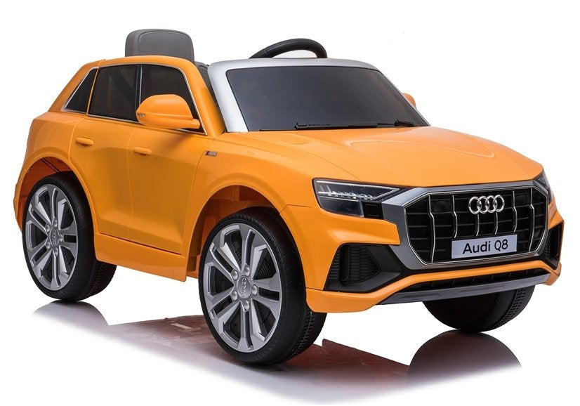 Elektrinis vaikiškas automobilis „Audi Q8“ JJ2066 geltonas, dažytas