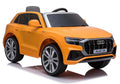 Elektrinis vaikiškas automobilis „Audi Q8“ JJ2066 geltonas, dažytas