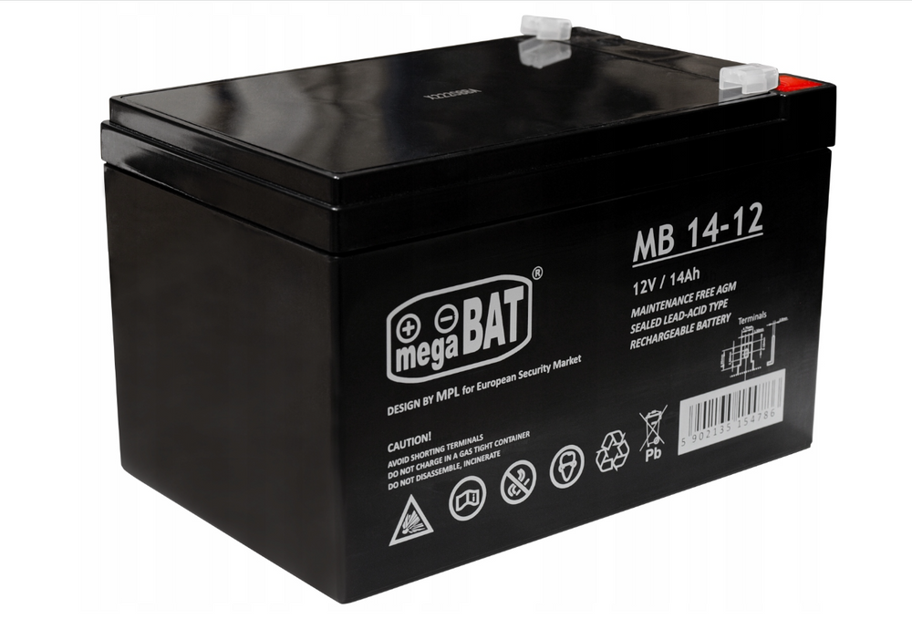 AGM gelinis akumuliatorius automobiliui 12V 14Ah