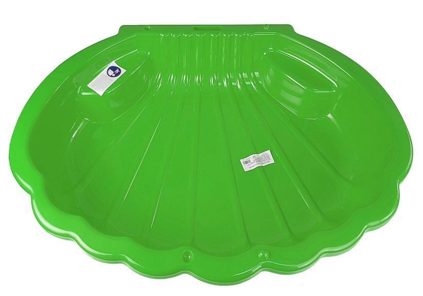 Vaikiška smėlio dėžė / baseinas 2in1 „Kriauklė“ žalia, 110 cm (2075)