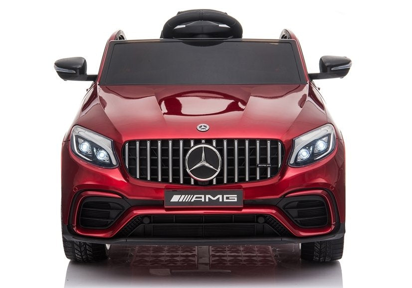 Elektrinis vaikiškas automobilis „Mercedes QLS-5688“ 4x4 raudonas, dažytas