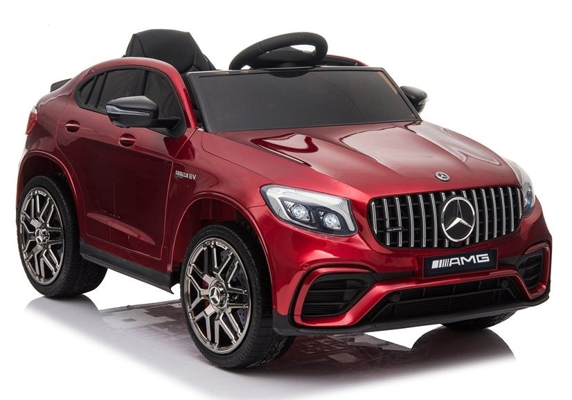 Elektrinis vaikiškas automobilis „Mercedes QLS-5688“ 4x4 raudonas, dažytas