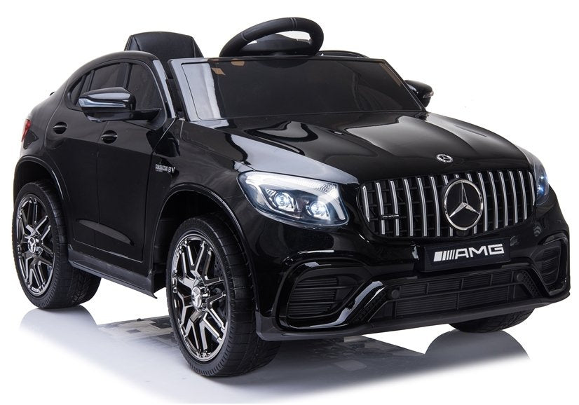 Elektrinis vaikiškas automobilis „Mercedes QLS-5688“ 4x4 juodas, dažytas