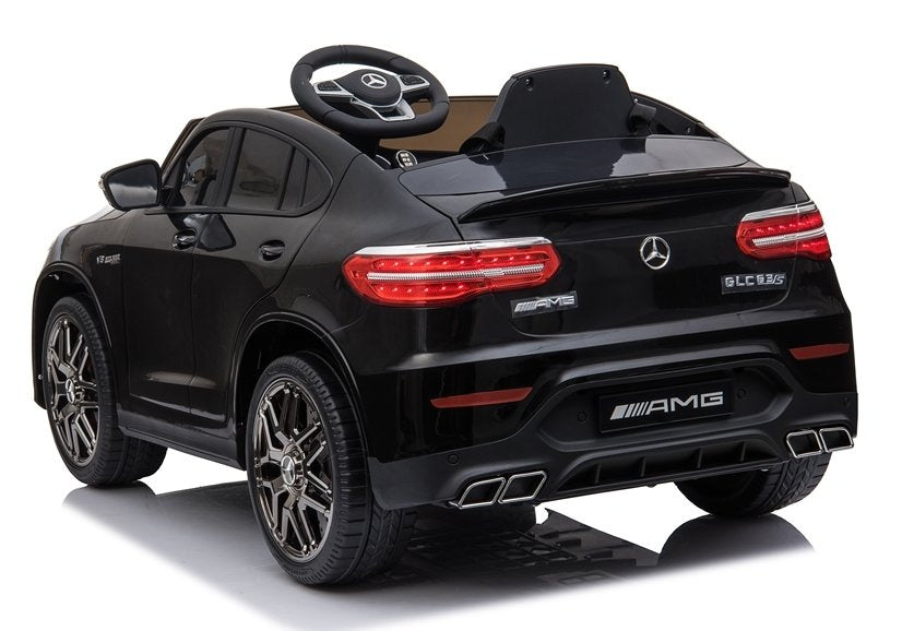 Elektrinis vaikiškas automobilis „Mercedes QLS-5688“ 4x4 juodas, dažytas