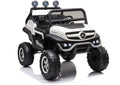 Elektrinis vaikiškas automobilis „Mercedes Unimog S“ baltas