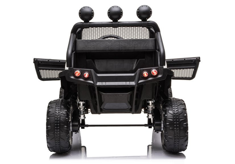 Elektrinis vaikiškas automobilis „Mercedes Unimog S“ baltas