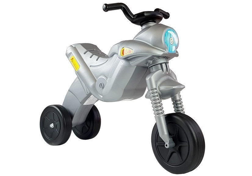 Motociklas-bėgimo triratukas Enduro Ride Silver 5045