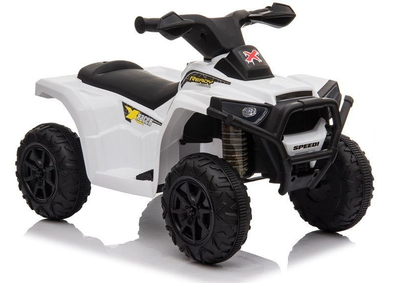 XH116 elektrinis vaikiškas keturratis (baltas)