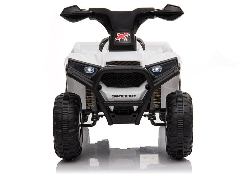 XH116 elektrinis vaikiškas keturratis (baltas)