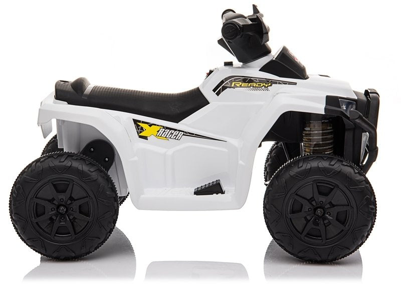 XH116 elektrinis vaikiškas keturratis (baltas)
