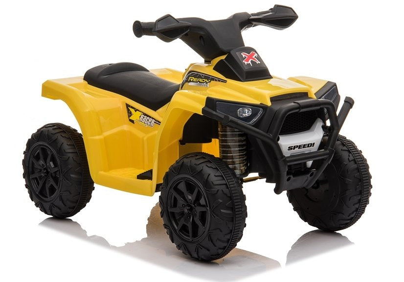 XH116 elektrinis vaikiškas keturratis (geltonas)