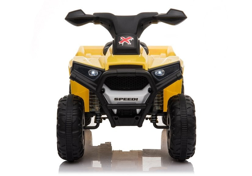 XH116 elektrinis vaikiškas keturratis (geltonas)