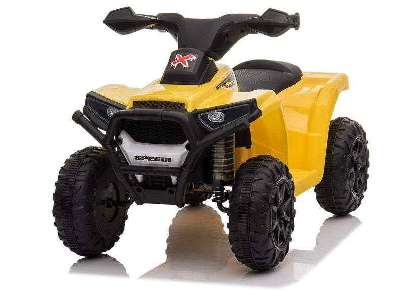 XH116 elektrinis vaikiškas keturratis (geltonas)