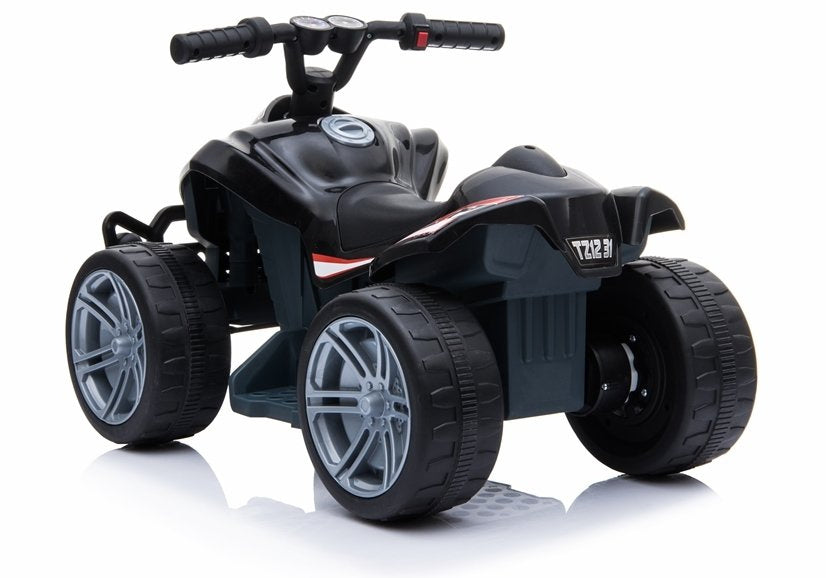 TR1805 elektrinis vaikiškas keturratis (juodas)